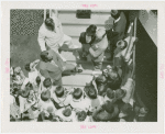Amusements - Performers and Personalities - Bergen, Edgar - On steps with Charlie McCarthy, Grover Whalen and Fiorello LaGuardia