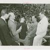 Amusements - Performers and Personalities - Bergen, Edgar - With Charlie McCarthy, Grover Whalen and Fiorello LaGuardia