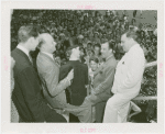 Amusements - Performers and Personalities - Bergen, Edgar - With Charlie McCarthy, Grover Whalen and Fiorello LaGuardia