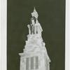 Amusements - Performers and Personalities - Bradshaw, Russell - Atop Church of Christ Tower helped by firemen