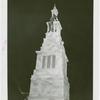 Amusements - Performers and Personalities - Bradshaw, Russell - Atop Church of Christ Tower helped by firemen