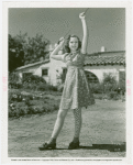 Amusements - Performers and Personalities - Jean, Gloria - In patterned dress