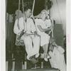 Amusements - Performers and Personalities - Lamour, Dorothy - Riding parachute jump