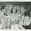 Amusements - Performers and Personalities - Musicians - Promotional photograph for "Hawaiian Nights" Johnny Downs, Constance Moore and Matty Malneck