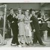 Amusements - Performers and Personalities - Musicians - Promotion for "Hawaiian Nights": Johnny Downs, Constance Moore, Mary Carlisle and Eddie Quillan