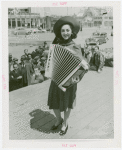 Amusements - Performers and Personalities - Musicians - Woman with accordion