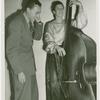 Amusements - Performers and Personalities - Musicians - Woman playing cello, man listens