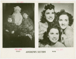 Amusements - Performers and Personalities - Musicians - Andrews Sisters - Then and Now portraits