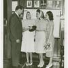 Amusements - Performers and Personalities - Musicians - Andrews Sisters - Signing record with Jack Dempsey