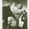 Amusements - Performers and Personalities - Musicians - Benny Goodman Orchestra - Playing clarinet into microphone