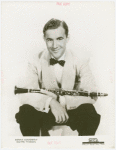 Amusements - Performers and Personalities - Musicians - Benny Goodman Orchestra - With clarinet