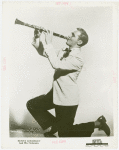 Amusements - Performers and Personalities - Musicians - Benny Goodman Orchestra - Playing clarinet