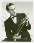 Amusements - Performers and Personalities - Musicians - Bobby Hackett and Orchestra - Looking at trumpet