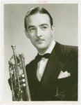 Amusements - Performers and Personalities - Musicians - Bobby Hackett and Orchestra - Holding trumpet