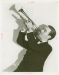 Amusements - Performers and Personalities - Musicians - Bobby Hackett and Orchestra - Playing trumpet