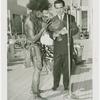 Amusements - Performers and Personalities - Musicians - Krupa, Gene and Algerian Drummers - Krupa and drummer in Court of Peace