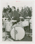 Amusements - Performers and Personalities - Musicians - Krupa, Gene and Algerian Drummers - Krupa and Algerian drummer in Court of Peace