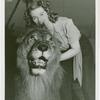 Amusements - Performers and Personalities - Musicians - Mercer, Ruby - With lion