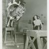 Amusements - Performers and Personalities - Musicians - Mercer, Ruby - Watching tiger jump through flaming hoop