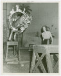 Amusements - Performers and Personalities - Musicians - Mercer, Ruby - Watching tiger jump through flaming hoop
