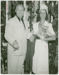 Amusements - Performers and Personalities - Musicians - Pons, Lily - With Andre Kostelanetz at Brazilian Restaurant