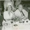 Amusements - Performers and Personalities - Musicians - Pons, Lily - With Andre Kostelanetz dining at Brazilian Restaurant