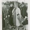 Amusements - Performers and Personalities - Musicians - Pons, Lily - Arriving at Fair with her mother