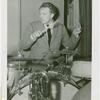 Amusements - Performers and Personalities - Musicians - Tommy Dorsey Orchestra - Cliff Leeman playing drums