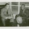 Amusements - Performers and Personalities - Robinson, Bill - Discussing contract with Grover Whalen