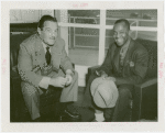 Amusements - Performers and Personalities - Robinson, Bill - Discussing contract with Grover Whalen