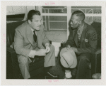 Amusements - Performers and Personalities - Robinson, Bill - Discussing contract with Grover Whalen