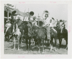 Amusements - Performers and Personalities - Robinson, Bill - Inducted as cowboy with Colonel Zack Miller and Ruth Mix