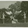 Amusements - Performers and Personalities - Showgirls - Grover Whalen with Bella Brengk and her Golden Horse