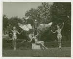 Amusements - Performers and Personalities - Showgirls - Grover Whalen with Bella Brengk and her Golden Horse