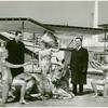Amusements - Performers and Personalities - Showgirls - Grover Whalen with Bella Brengk and her Golden Horse