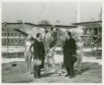 Amusements - Performers and Personalities - Showgirls - Grover Whalen with Bella Brengk and her Golden Horse