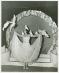 Amusements - Performers and Personalities - Showgirls - Rosita Royce in gown with doves