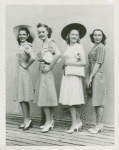 Amusements - Performers and Personalities - Four showtgirls