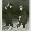 Amusements - Shows and Attractions - Grover Whalen and Richard E. Byrd breaking ground for Penguin Island