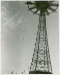 Amusements - Shows and Attractions - Aerial Acts and Airshows - Vess, Ginger - Ascending Parachute Jump