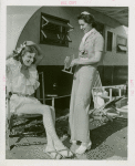 Amusements - Shows and Attractions - Aerial Acts and Airshows - Vess, Ginger - Doing hair