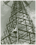 Amusements - Shows and Attractions - Aerial Acts and Airshows - Vess, Ginger - Ascending Parachute Jump