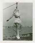 Amusements - Shows and Attractions - Aerial Acts and Airshows - Vess, Ginger - On slide