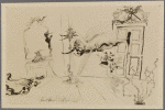 Amusements - Shows and Attractions - Dali's Dream of Venus - Sketch of underwater section of surrealist house
