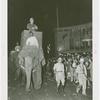Amusements - Shows and Attractions - Frank Buck's Jungleland - Elephants - Frank Buck riding