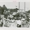 Amusements - Shows and Attractions - Frank Buck's Jungleland - Elephants - Frank Buck on elephant in procession