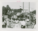 Amusements - Shows and Attractions - Frank Buck's Jungleland - Elephants - Frank Buck on elephant in procession