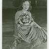 Amusements - Shows and Attractions - Frank Buck's Jungleland - Lions and Tigers - Woman with tiger