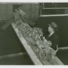 Amusements - Shows and Attractions - Frank Buck's Jungleland - Monkeys and Chimpanzees - Frank Buck and monkeys
