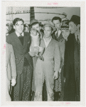 Amusements - Shows and Attractions - Frank Buck's Jungleland - Monkeys and Chimpanzees - Men with monkey